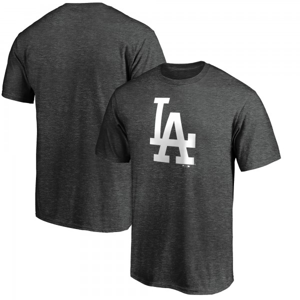 Los Angeles Dodgers Charcoal Official Logo T-Shirt