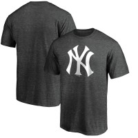 New York Yankees Charcoal Official Logo T-Shirt