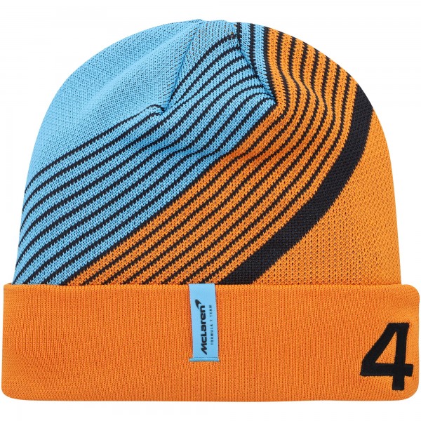 Шапка McLaren F1 Team New Era Lando Norris Cuffed Knit - Orange