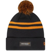 Шапка с помпоном McLaren F1 Team New Era Polyana Cuffed Knit - Black