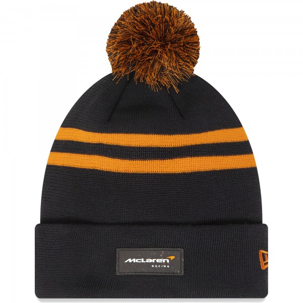 Шапка с помпоном McLaren F1 Team New Era Polyana Cuffed Knit - Black