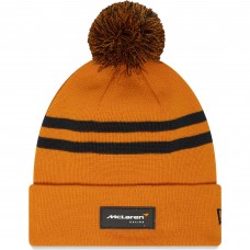 Шапка с помпоном McLaren F1 Team New Era Cuffed Knit - Orange