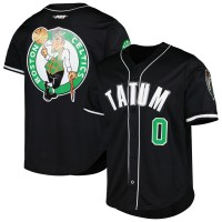 Рубашка с коротким рукавом Jayson Tatum Boston Celtics Pro Standard Capsule Player Baseball - Black