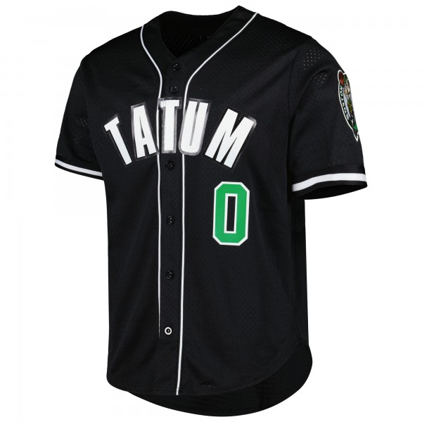 Рубашка с коротким рукавом Jayson Tatum Boston Celtics Pro Standard Capsule Player Baseball - Black