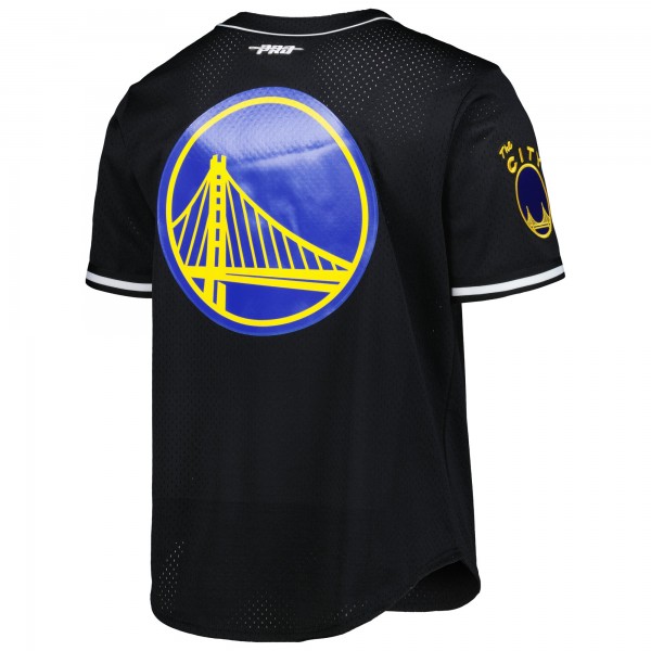 Рубашка с коротким рукавом Golden State Warriors Stephen Curry Pro Standard Black Capsule Player Baseball