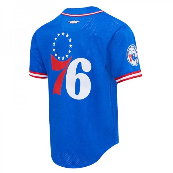 Рубашка с коротким рукавом Joel Embiid Philadelphia 76ers Pro Standard Capsule Player Baseball - Royal