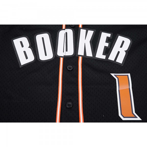 Рубашка с коротким рукавом Devin Booker Phoenix Suns Pro Standard Capsule Player Baseball - Black