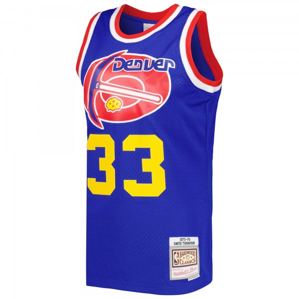Игровая форма  David Thompson Denver Nuggets Mitchell & Ness Hardwood Classics 1975-76 Swingman - Royal