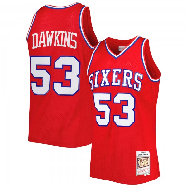 Игровая форма  Darryl Dawkins Philadelphia 76ers Mitchell & Ness Hardwood Classics 1979-80 Swingman - Red
