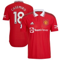 Чехол на телефон Игровая форма  Carlosmiro Manchester United adidas 2022/23 Home Authentic Player - Red