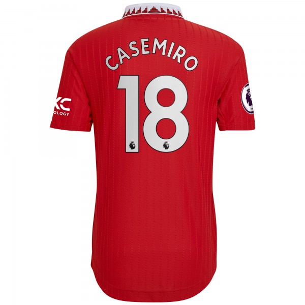 Чехол на телефон Игровая форма  Carlosmiro Manchester United adidas 2022/23 Home Authentic Player - Red