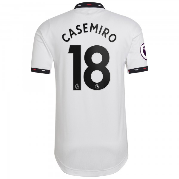 Чехол на телефон Игровая форма  Carlosmiro Manchester United adidas 2022/23 Away Authentic Player - White