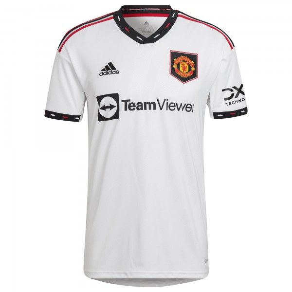 Чехол на телефон Игровая форма  Carlosmiro Manchester United adidas 2022/23 Away Replica Player - White