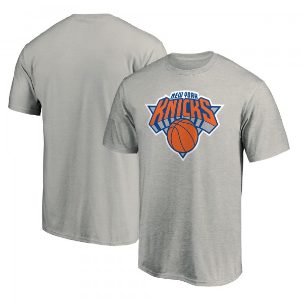 Футболка New York Knicks Logo - Heather Gray