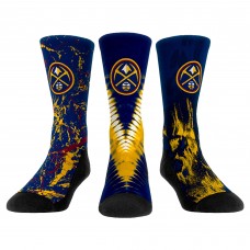 Три пары носков Rock Em Denver Nuggets Unisex