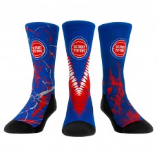 Три пары носков Rock Em Detroit Pistons Unisex