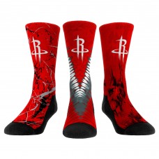Три пары носков Rock Em Houston Rockets Unisex