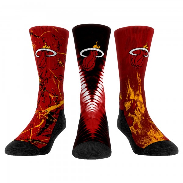 Три пары носков Rock Em Miami Heat Unisex