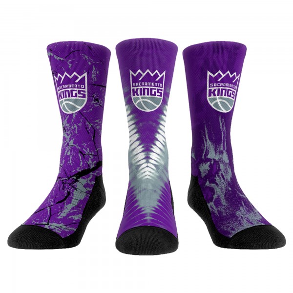 Три пары носков Rock Em Sacramento Kings Unisex