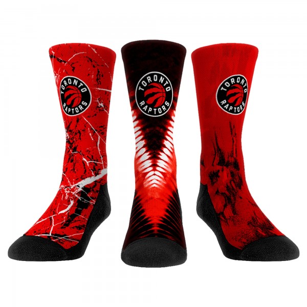 Три пары носков Rock Em Toronto Raptors Unisex