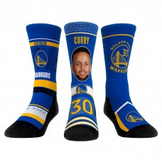Носки Stephen Curry Golden State Warriors Rock Em Youth Three-Pack Crew