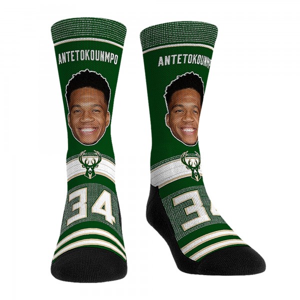 Носки Giannis Antetokounmpo Milwaukee Bucks Rock Em Youth Three-Pack Crew