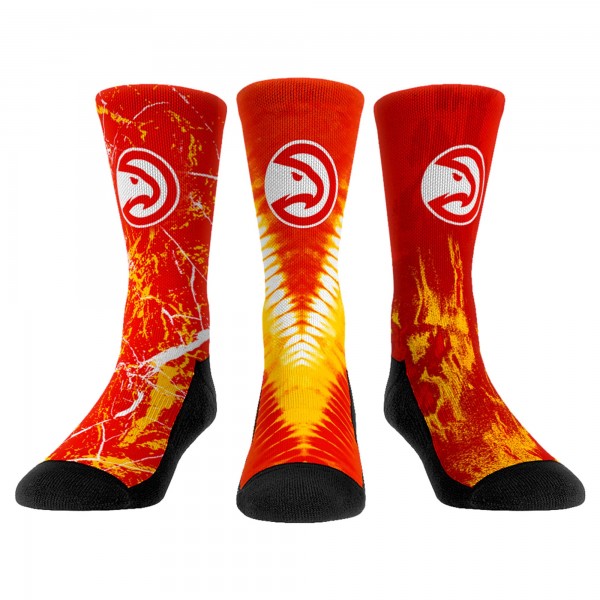 Подростковая Atlanta Hawks Rock Em Socks Three-Pack Crew Socks Set