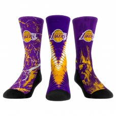 Подростковая Los Angeles Lakers Rock Em Socks Three-Pack Crew Socks Set
