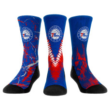 Подростковая Philadelphia 76ers Rock Em Socks Three-Pack Crew Socks Set