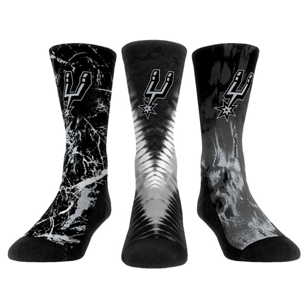 Подростковая San Antonio Spurs Rock Em Socks Three-Pack Crew Socks Set