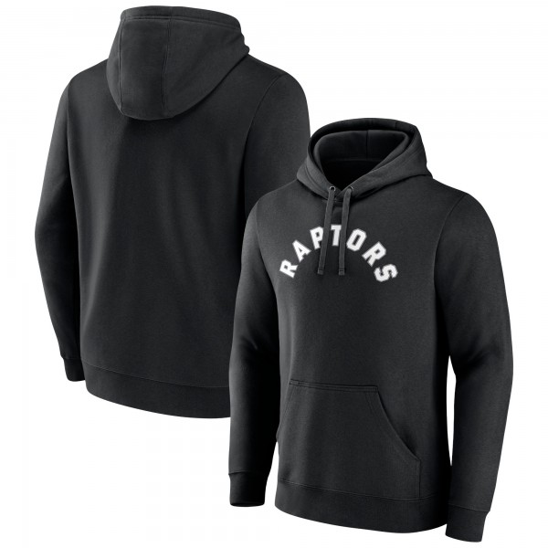 Toronto Raptors Black Wordmark Team Logo Pullover Hoodie