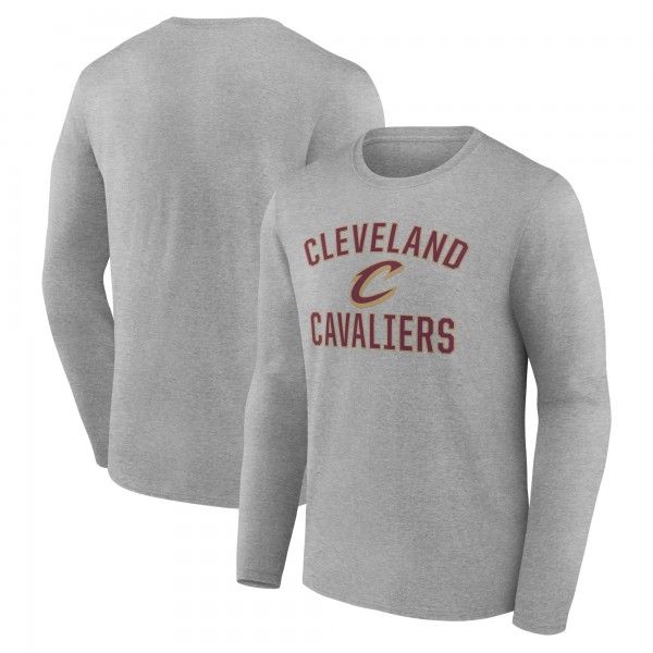 Cleveland Cavaliers Gray Victory Arch Team Long Sleeve T-Shirt