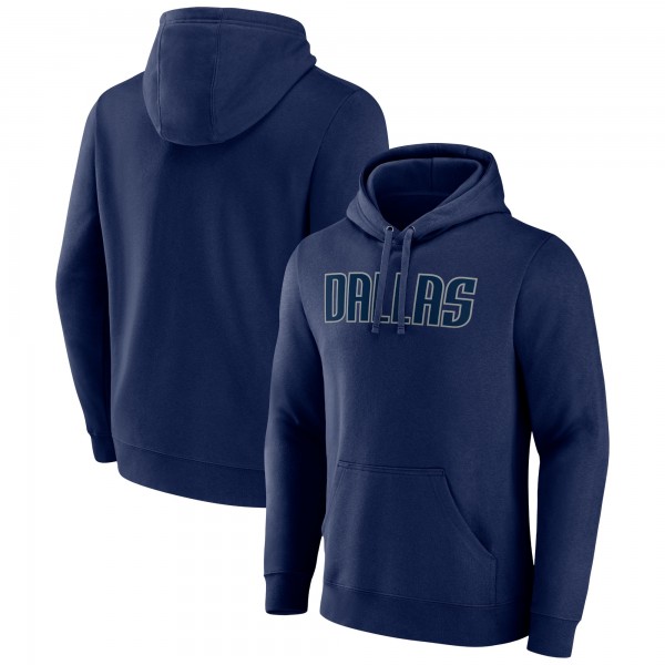 Толстовка Dallas Mavericks Fanatics Wordmark Team - Navy
