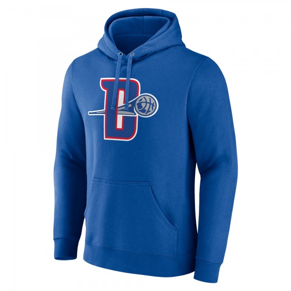 Detroit Pistons Royal Alternate Logo Pullover Hoodie