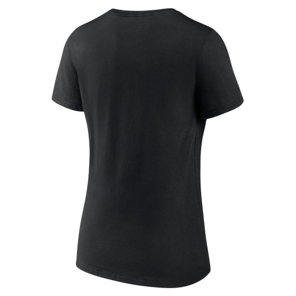 Женская футболка Charlotte Hornets Black Alternate Logo V-Neck