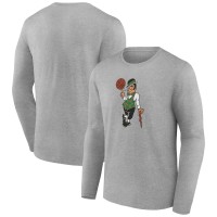 Футболка с длинным рукавом Boston Celtics Alternate Logo - Gray