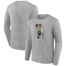 Футболка с длинным рукавом Boston Celtics Alternate Logo - Gray
