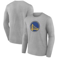 Футболка с длинным рукавом Golden State Warriors Gray Alternate Logo