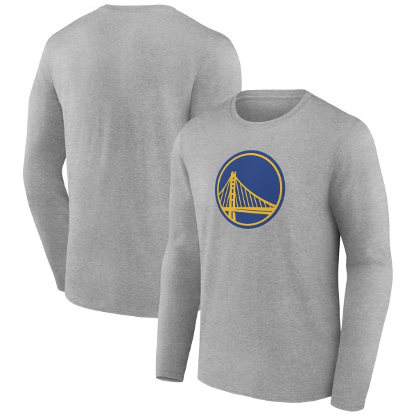 Golden State Warriors Gray Alternate Logo Long Sleeve T-Shirt