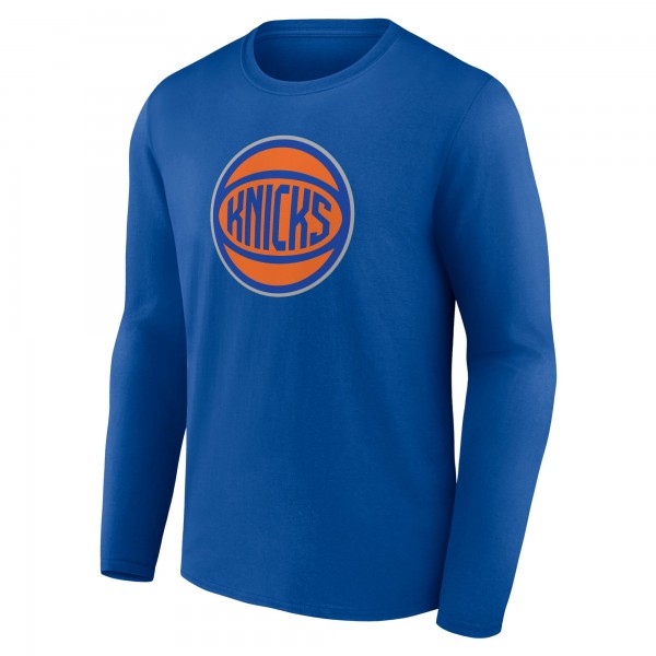 New York Knicks Royal Alternate Logo Long Sleeve T-Shirt