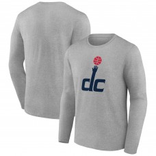 Washington Wizards Gray Alternate Logo Long Sleeve T-Shirt