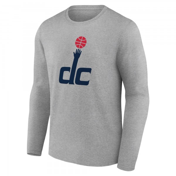 Washington Wizards Gray Alternate Logo Long Sleeve T-Shirt
