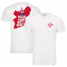 Футболка Philadelphia 76ers Sportiqe Unisex 2022/23 City Edition 76 Originals Bingham Elevated Tri-Blend - White