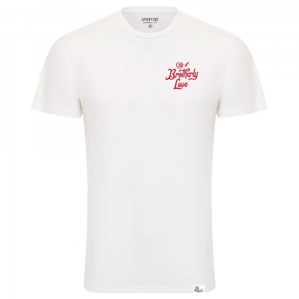 Футболка Philadelphia 76ers Sportiqe Unisex 2022/23 City Edition 76 Originals Bingham Elevated Tri-Blend - White