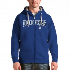 Los Angeles Dodgers Antigua Royal Team Logo Victory Full-Zip Hoodie