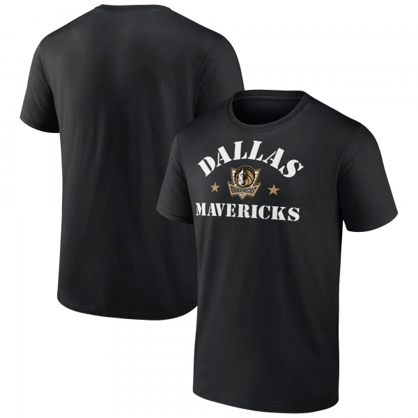 Футболка Dallas Mavericks Fanatics 2022 Hoops For Troops Training - Black