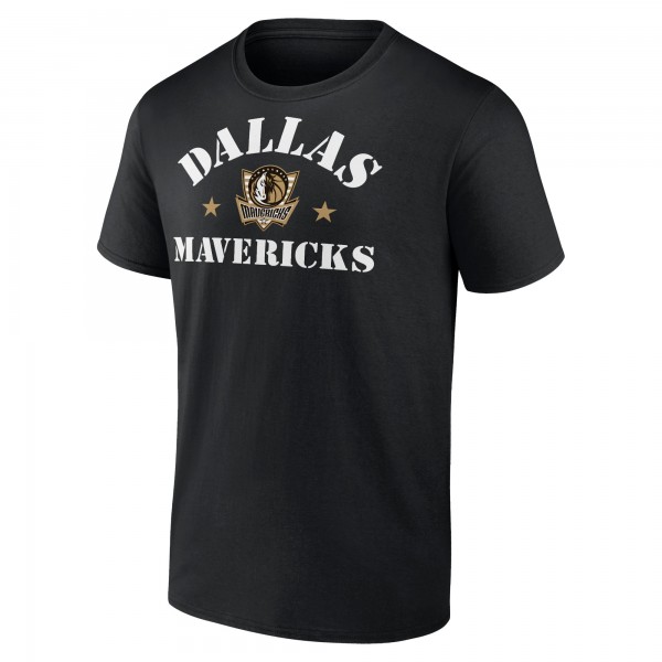 Футболка Dallas Mavericks Fanatics 2022 Hoops For Troops Training - Black