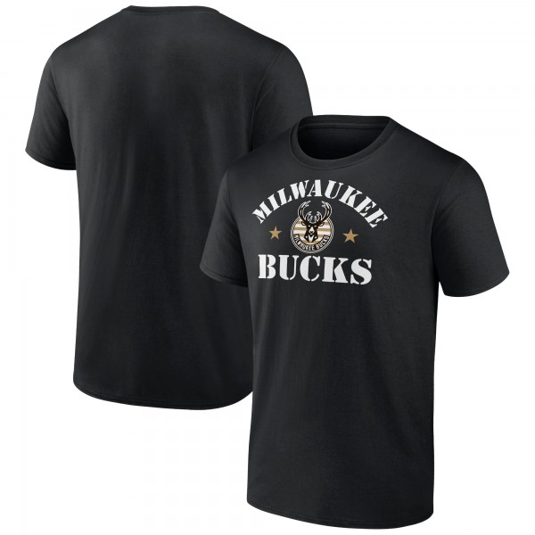 Футболка Milwaukee Bucks 2022 Hoops For Troops Training - Black