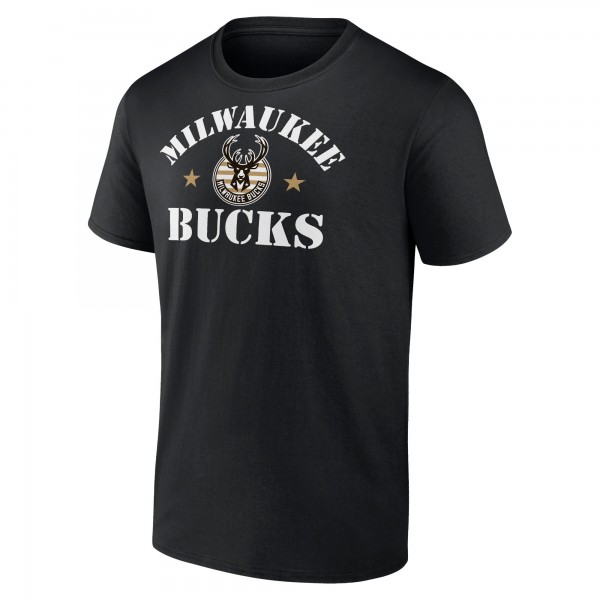 Футболка Milwaukee Bucks 2022 Hoops For Troops Training - Black