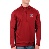 USMNT Antigua Generation Quarter-Zip Top - Red